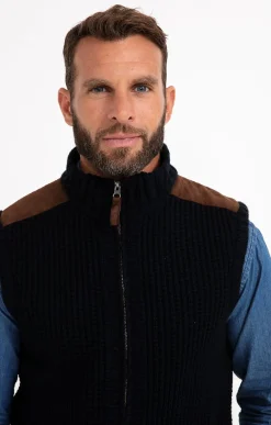 Gilet sans manche doublé sherpa -