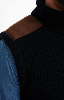 Gilet sans manche doublé sherpa -