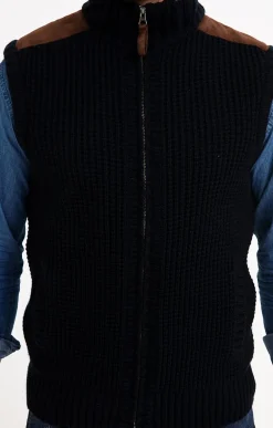 Gilet sans manche doublé sherpa -