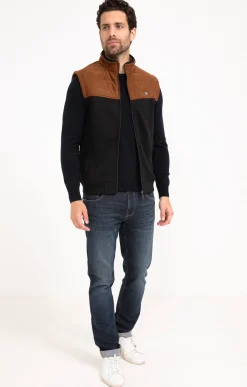 Gilet sans manches Top suedy -