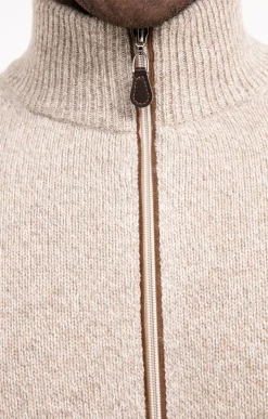 Gilet uni en laine -
