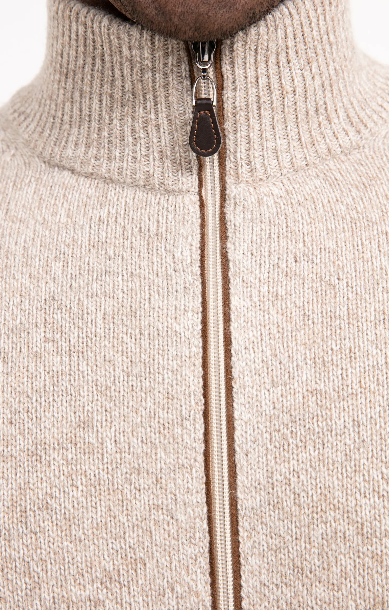 Gilet uni en laine -
