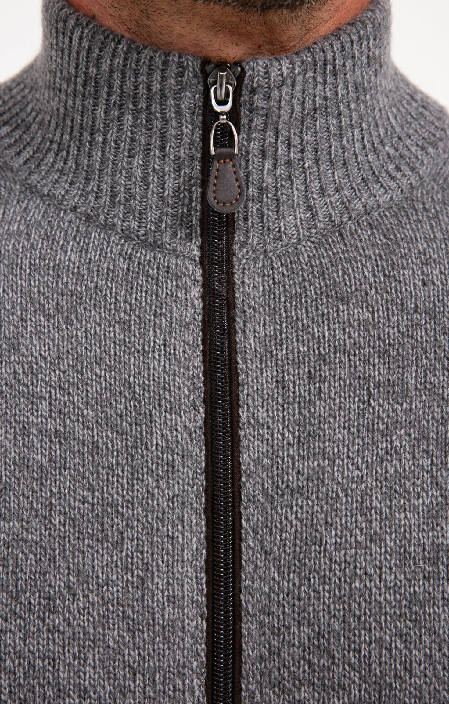 Gilet uni en laine -