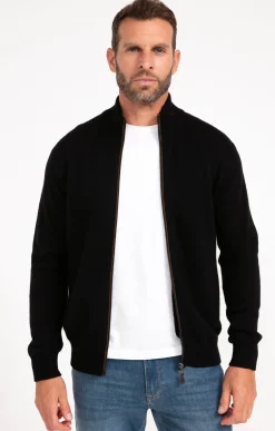 Gilet uni en laine -