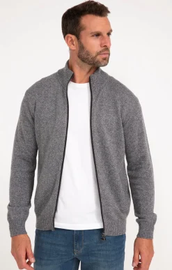 Gilet uni en laine -