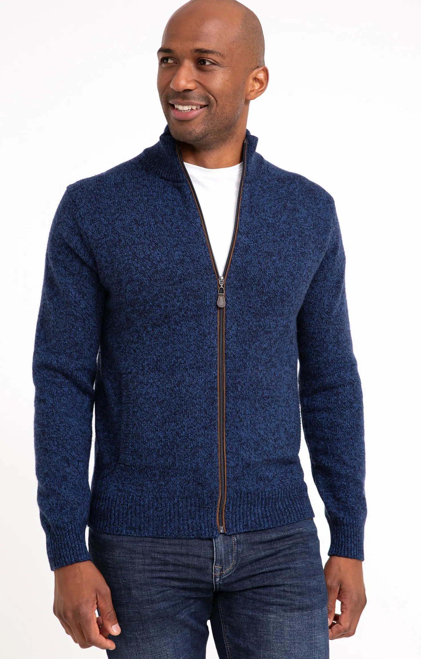 Gilet uni en laine -