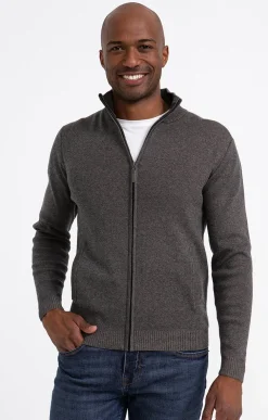 Gilet uni zippé -