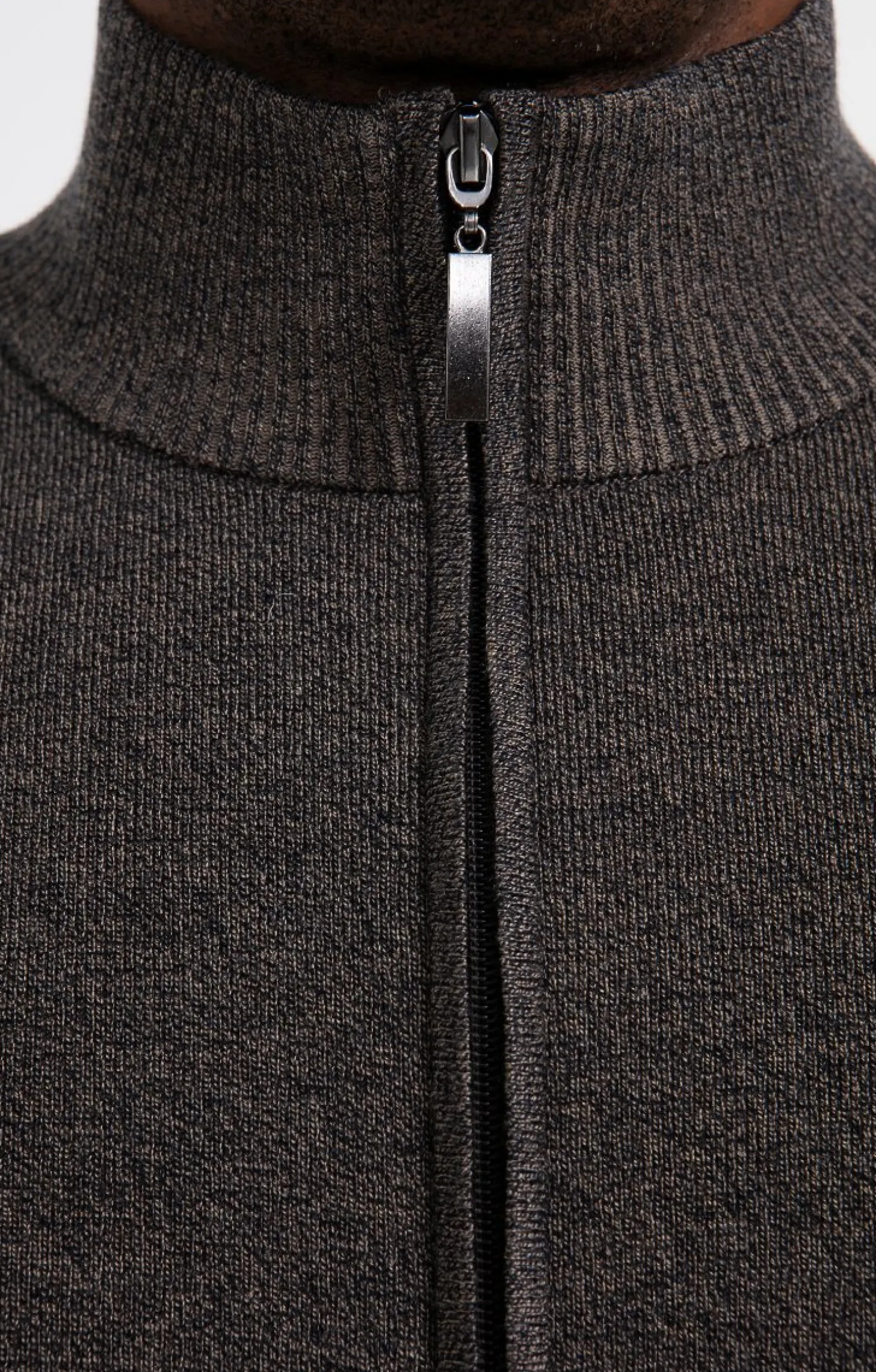 Gilet uni zippé -