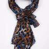 Grand foulard imprimé tachiste -