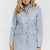 Imperméable en gomme à imprimé fantaisie -