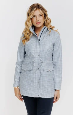 Imperméable en gomme à imprimé fantaisie -