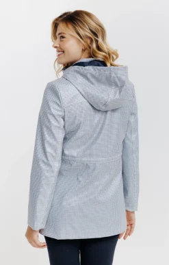 Imperméable en gomme à imprimé fantaisie -
