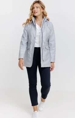 Imperméable en gomme à imprimé fantaisie -