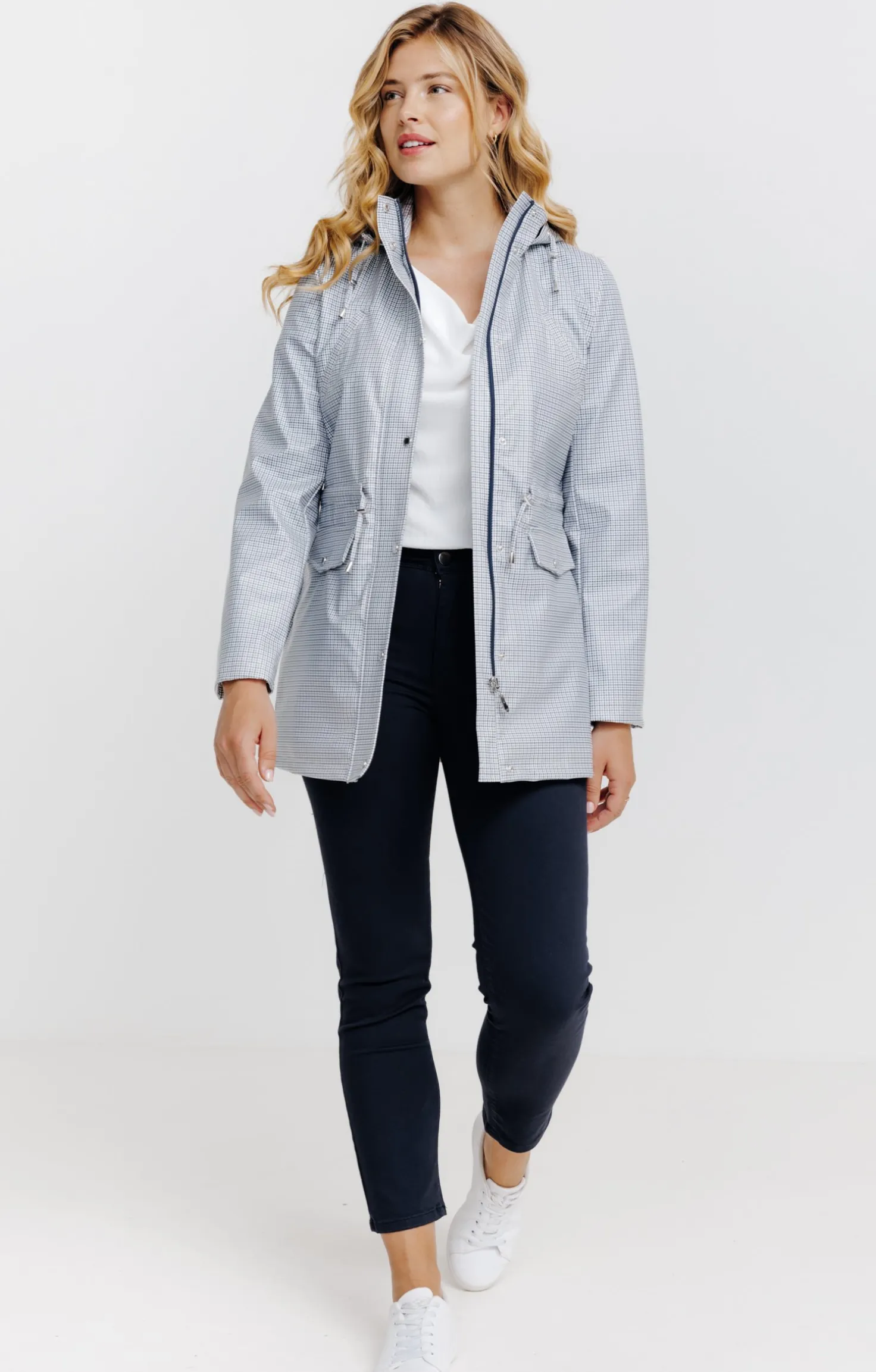Imperméable en gomme à imprimé fantaisie -