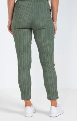 Jogging aspect plissé -