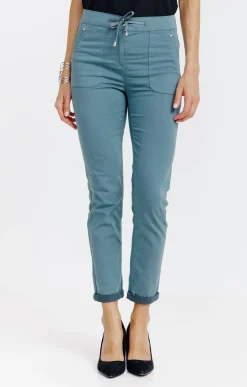 Jogging coton stretch élastiqué dos -