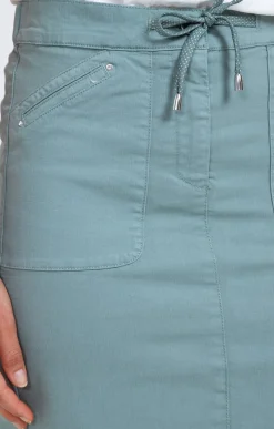 Jupe ceinture dos élastiquée -