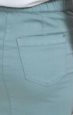 Jupe ceinture dos élastiquée -