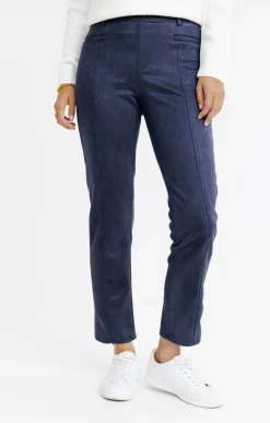legging suédine détail clous -