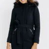LONG MANTEAU A CEINTURE -