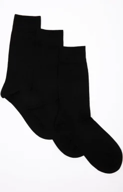 Lot 3 paires de chaussettes mercerisées -
