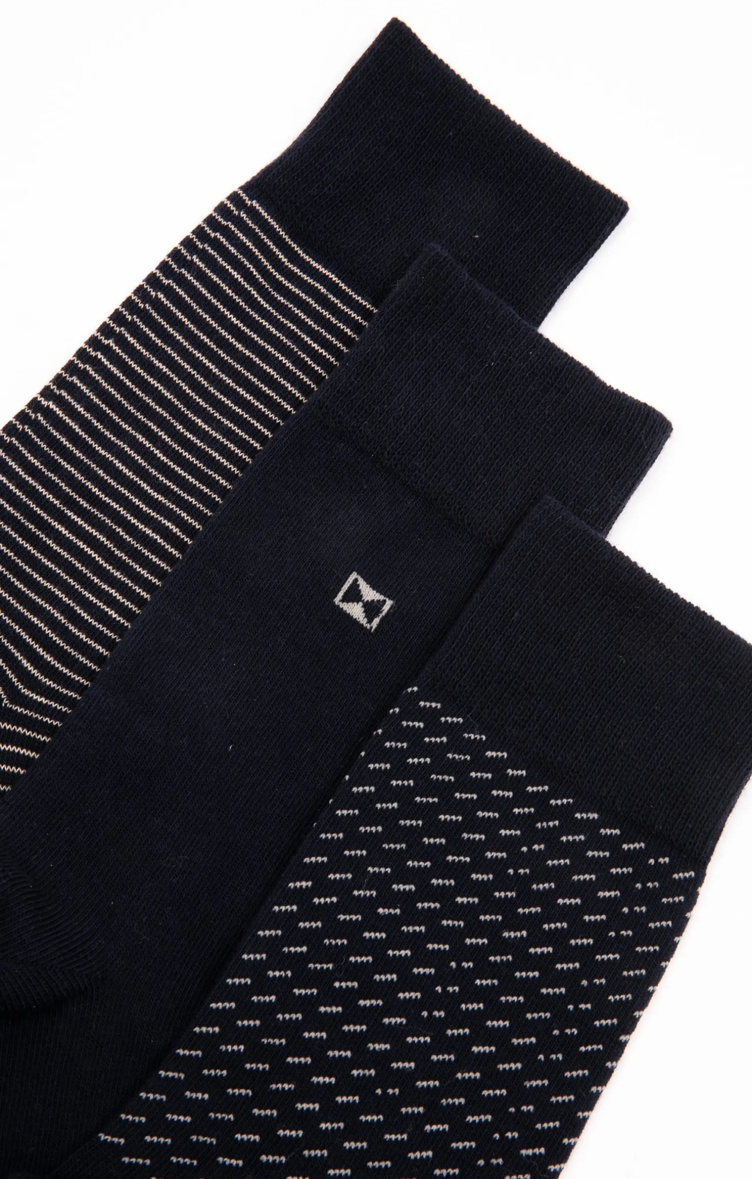 Lot de 3 paires de chaussettes TRAIT FIN -