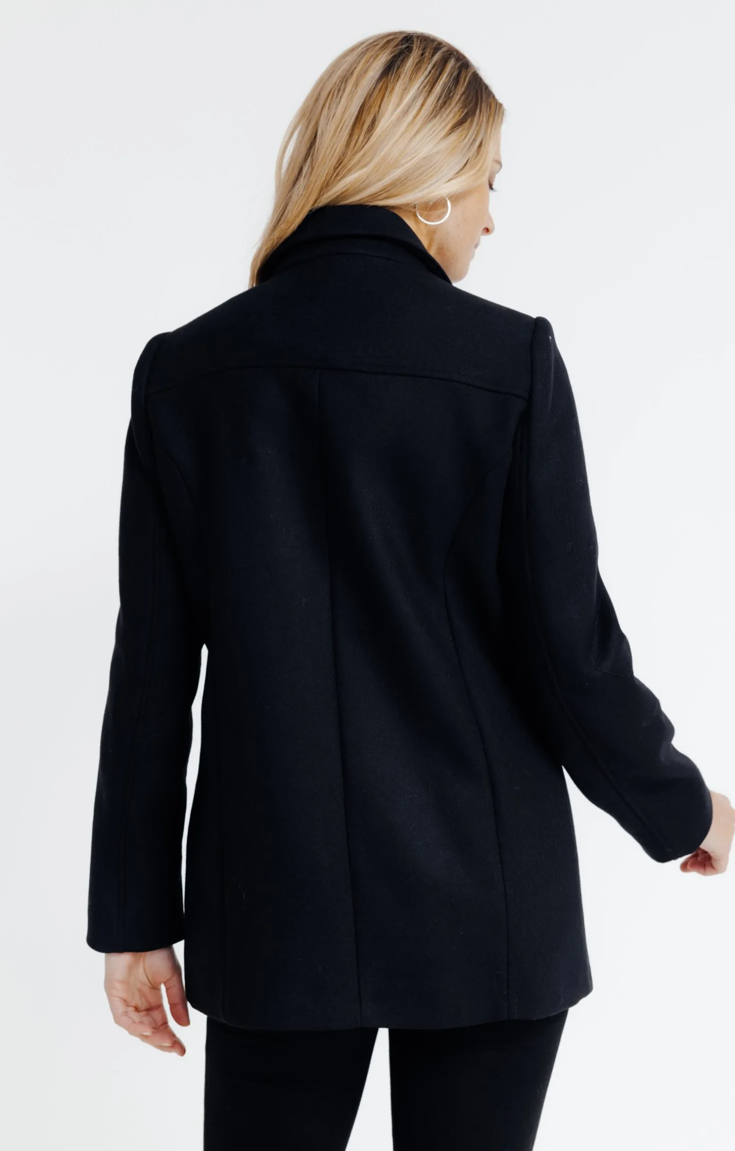 Manteau à fermeture croisée -