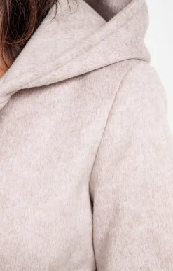 Manteau avec ceinture à nouer -
