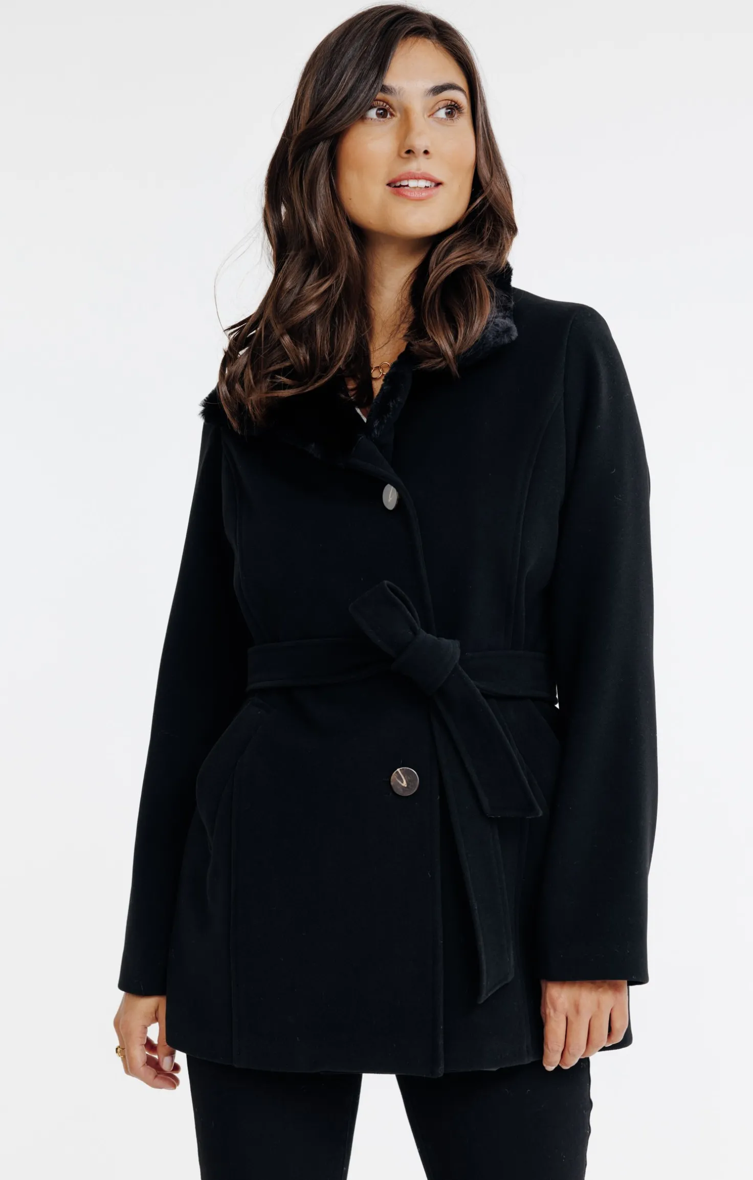 Manteau boutonné -