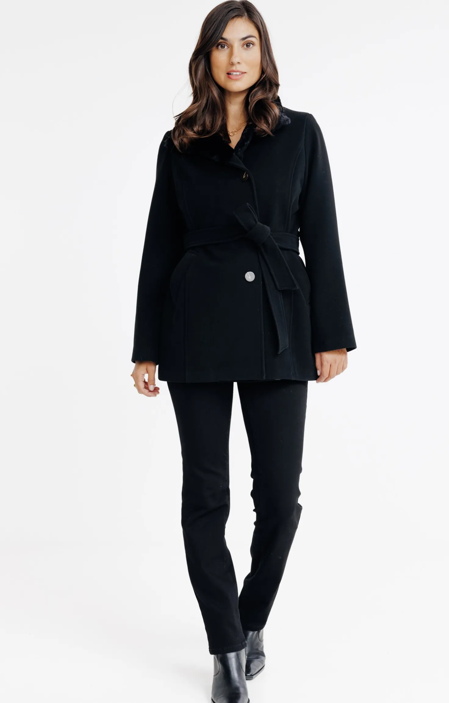 Manteau boutonné -