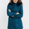 Manteau col montant -