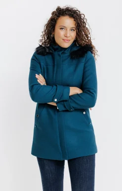 Manteau col montant -