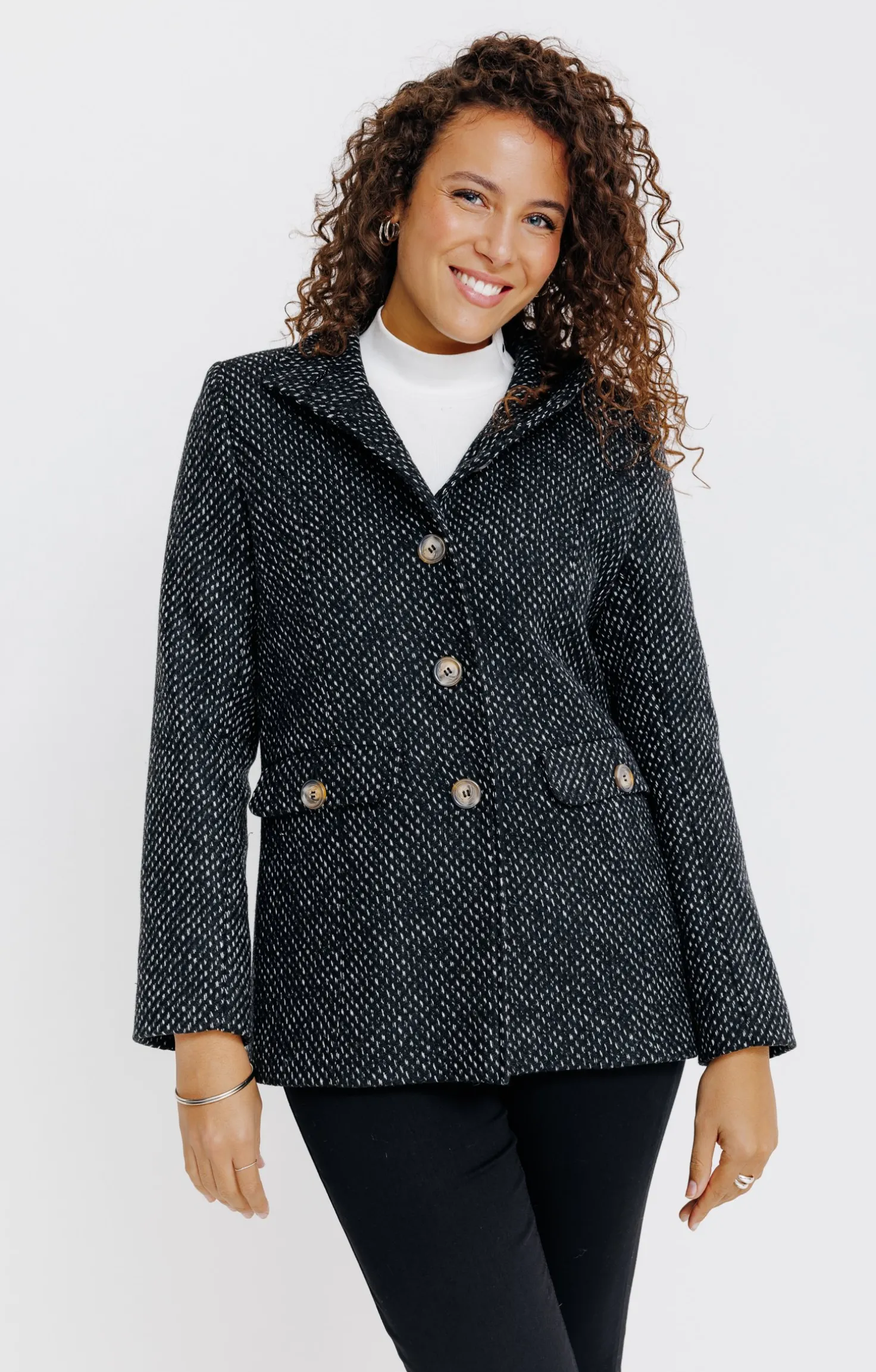 Manteau col montant -