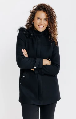 Manteau col montant -