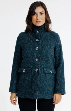 Manteau col montant -