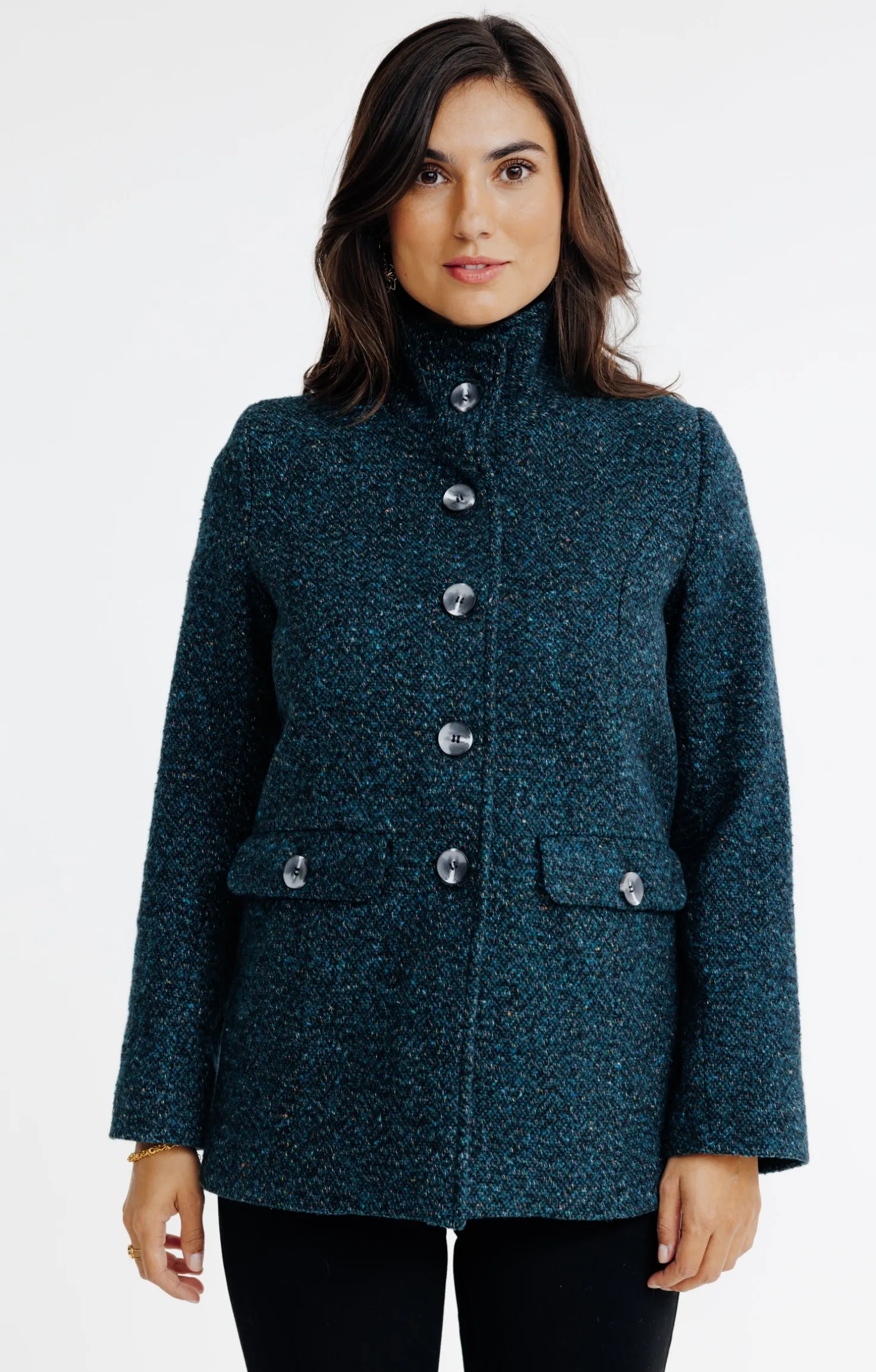 Manteau col montant -