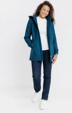 Manteau col montant -