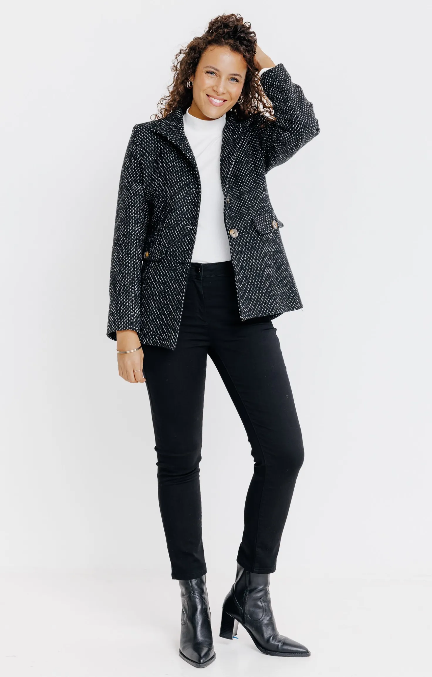 Manteau col montant -