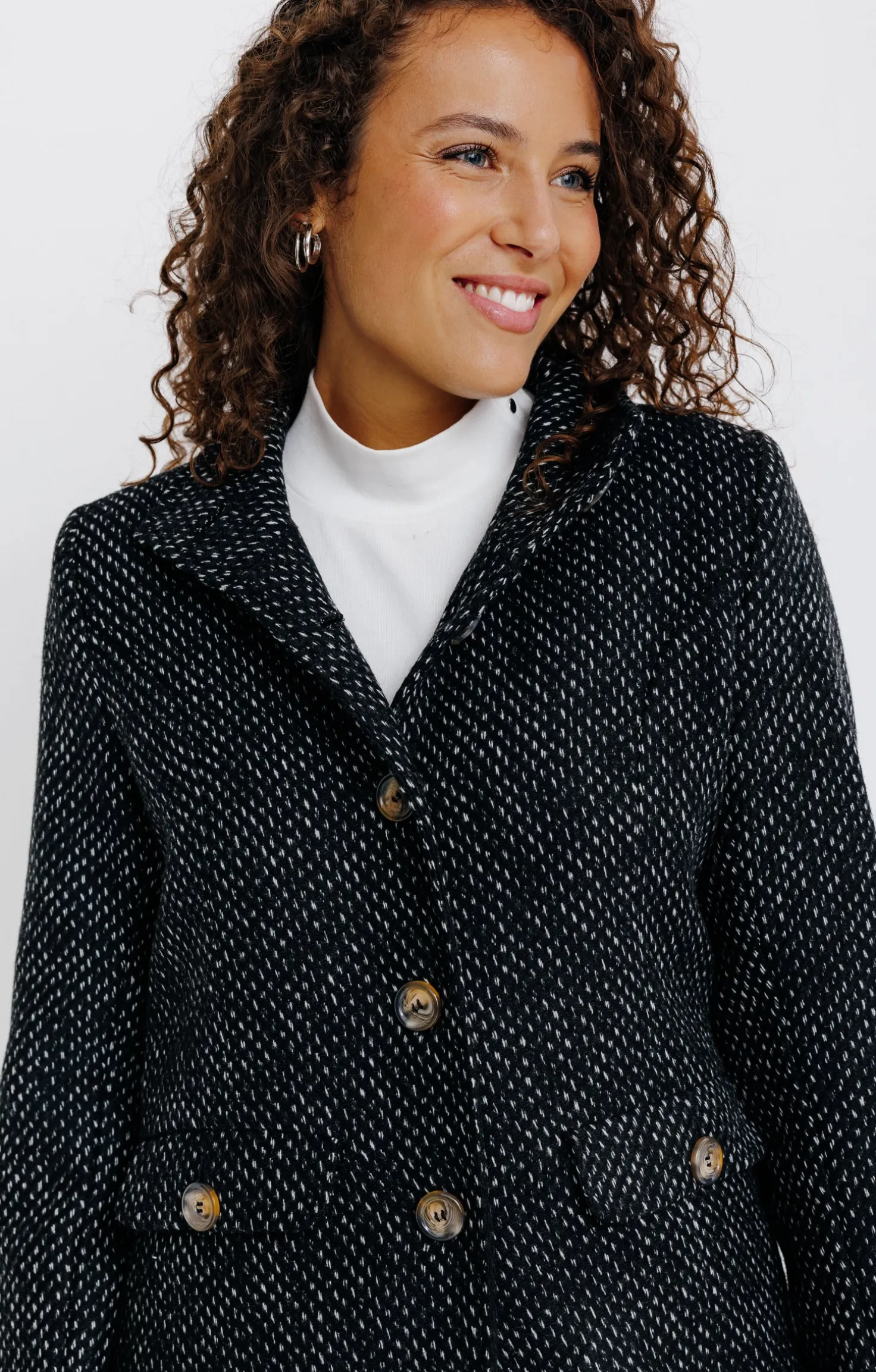 Manteau col montant -