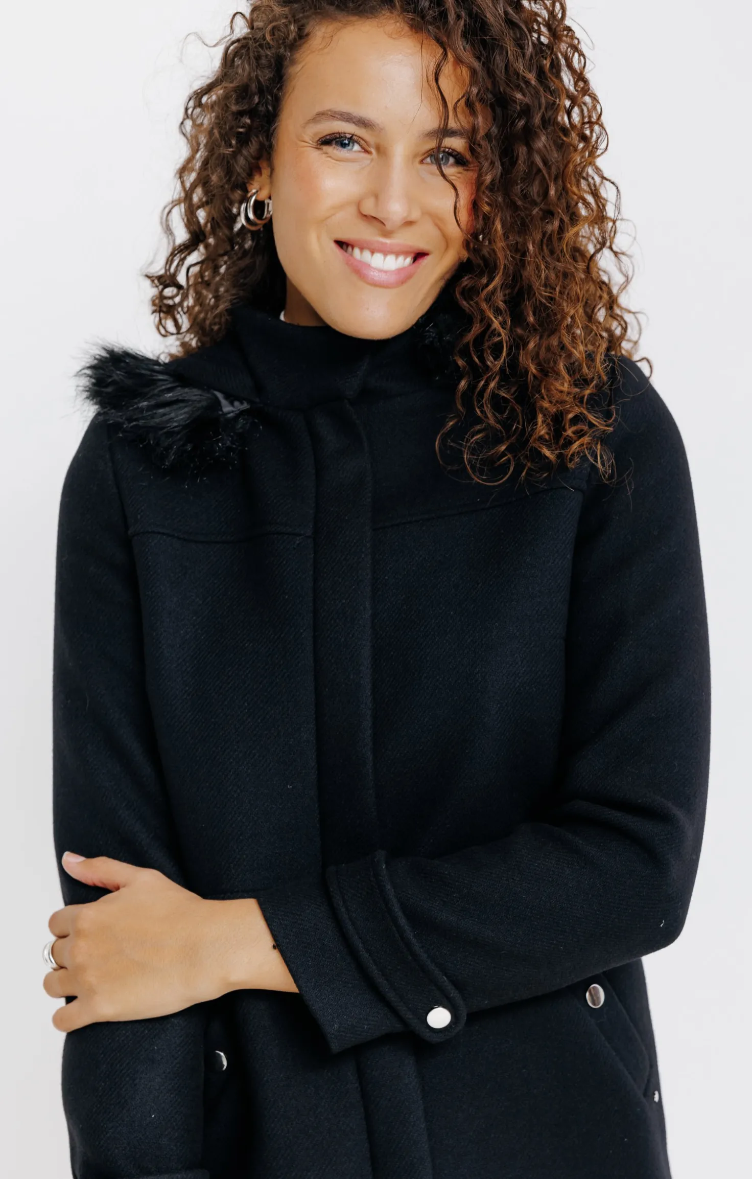 Manteau col montant -