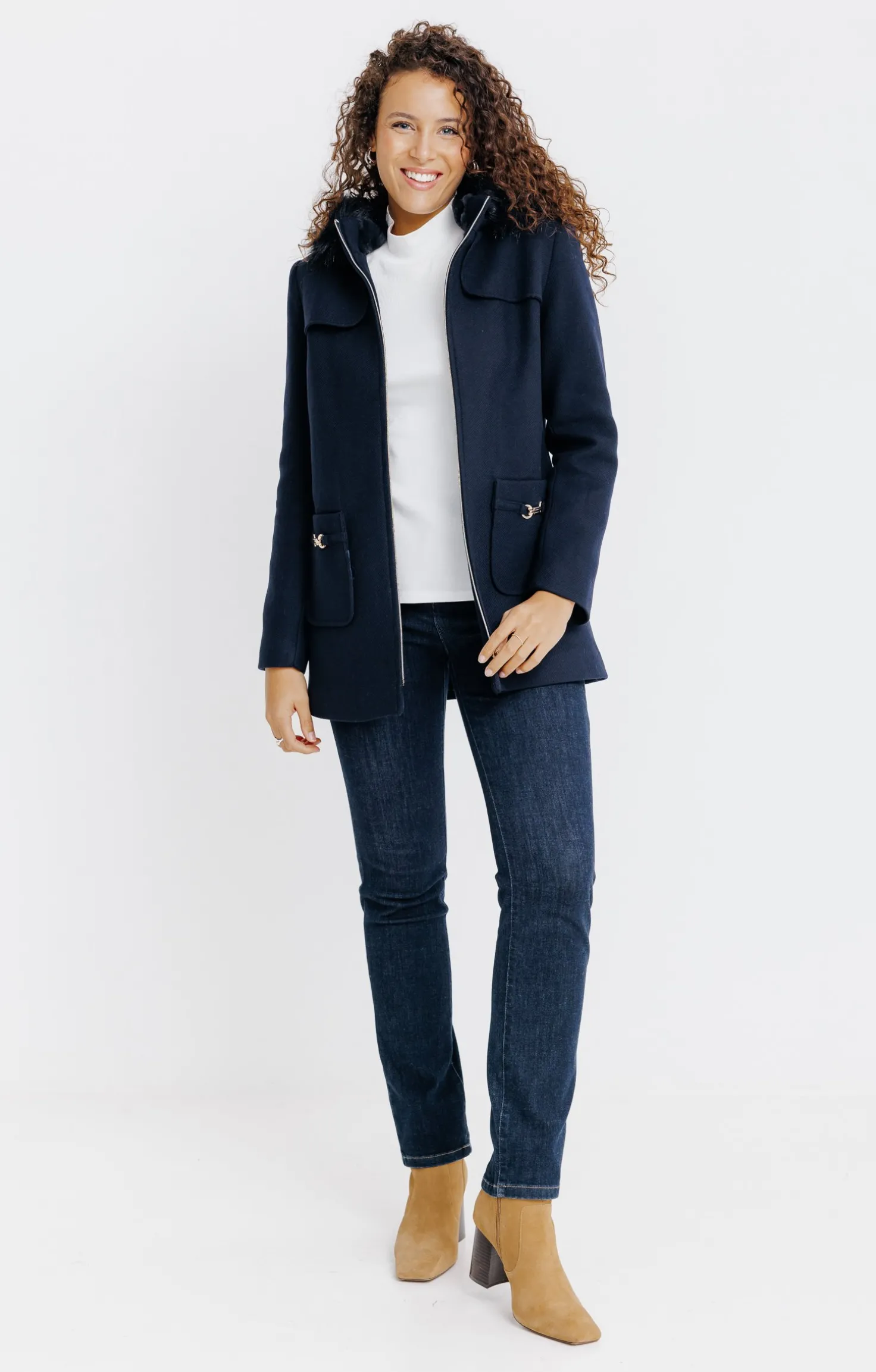 Manteau esprit duffle -