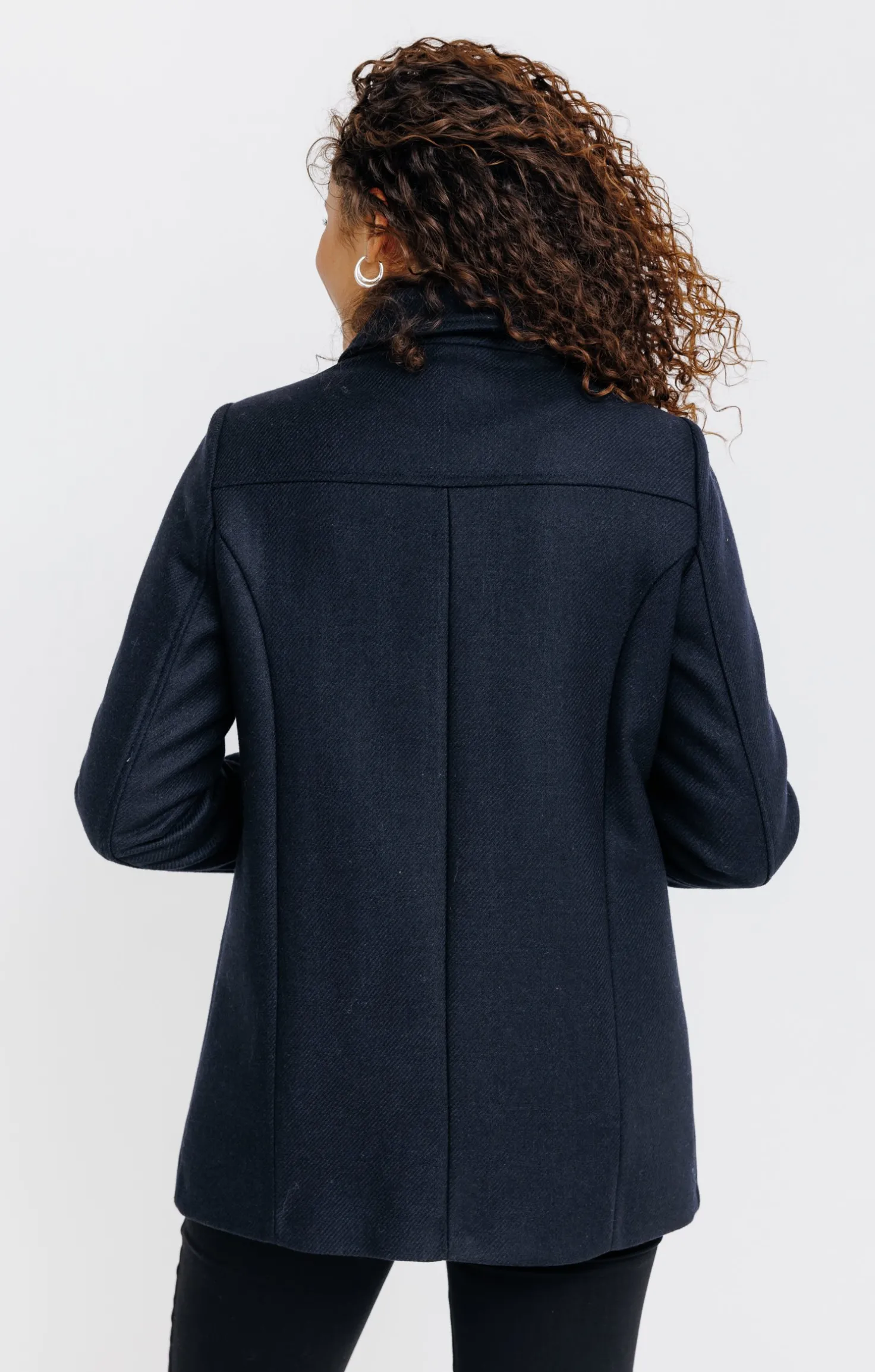 Manteau fermeture croisée -