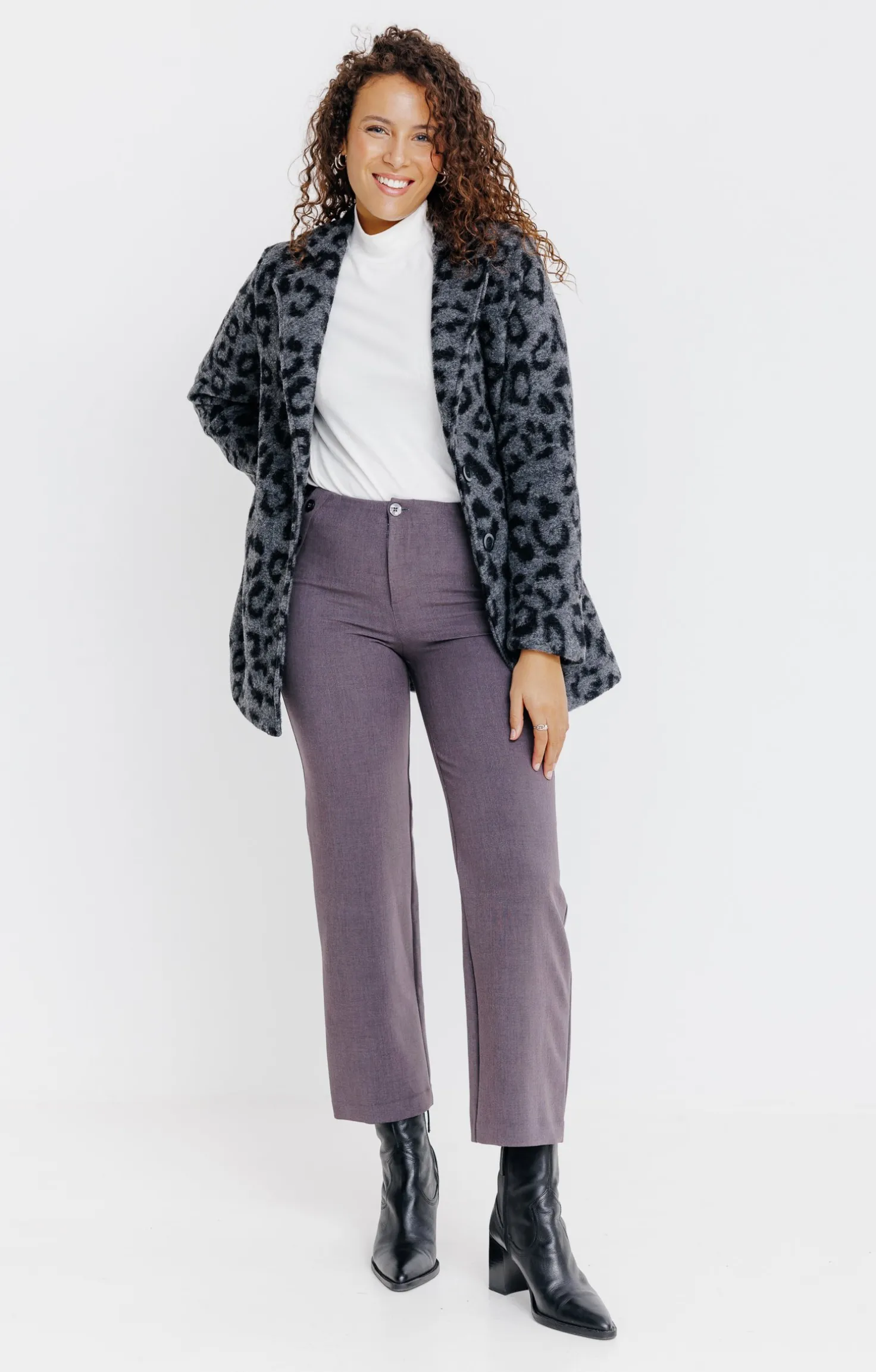 Manteau imprimé fantaisie -