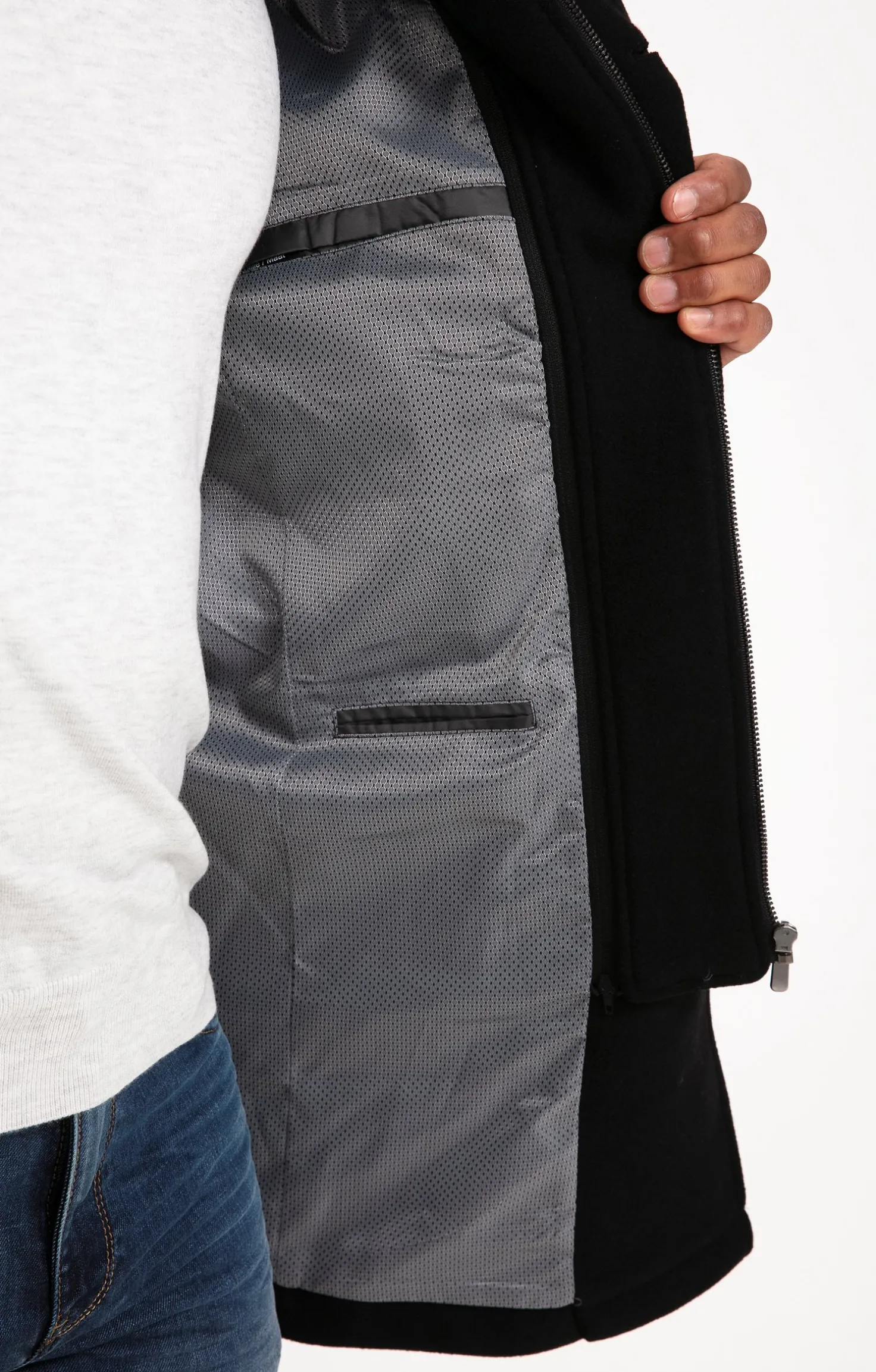 Manteau mi-long BLACK M -