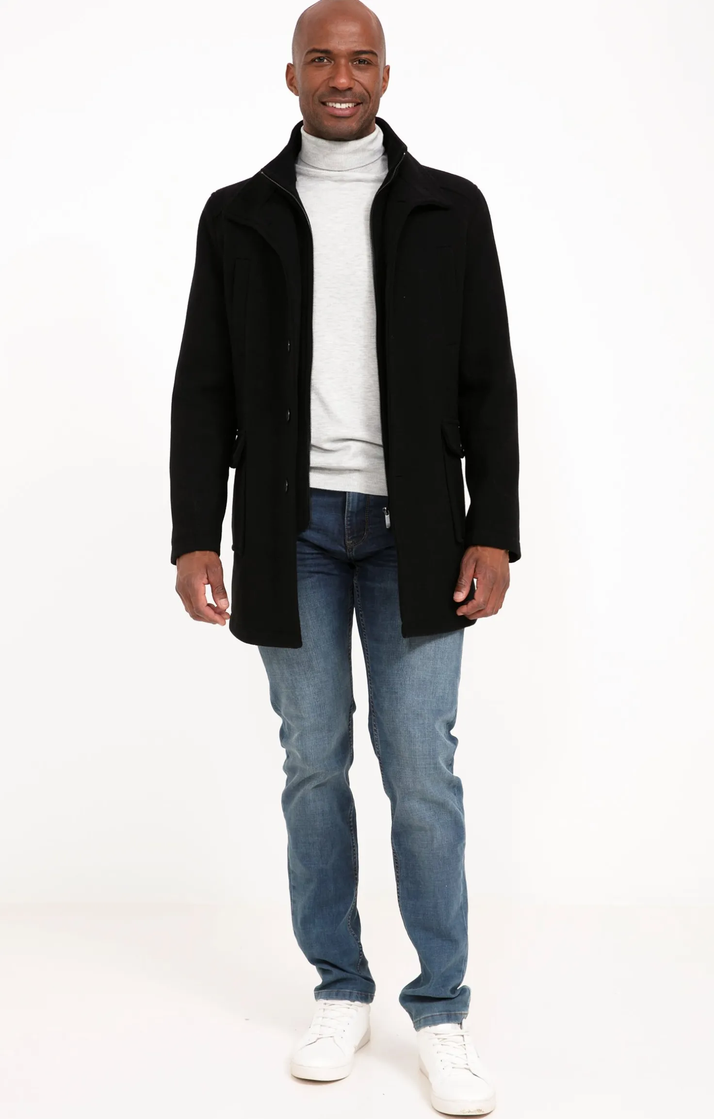 Manteau mi-long BLACK M -