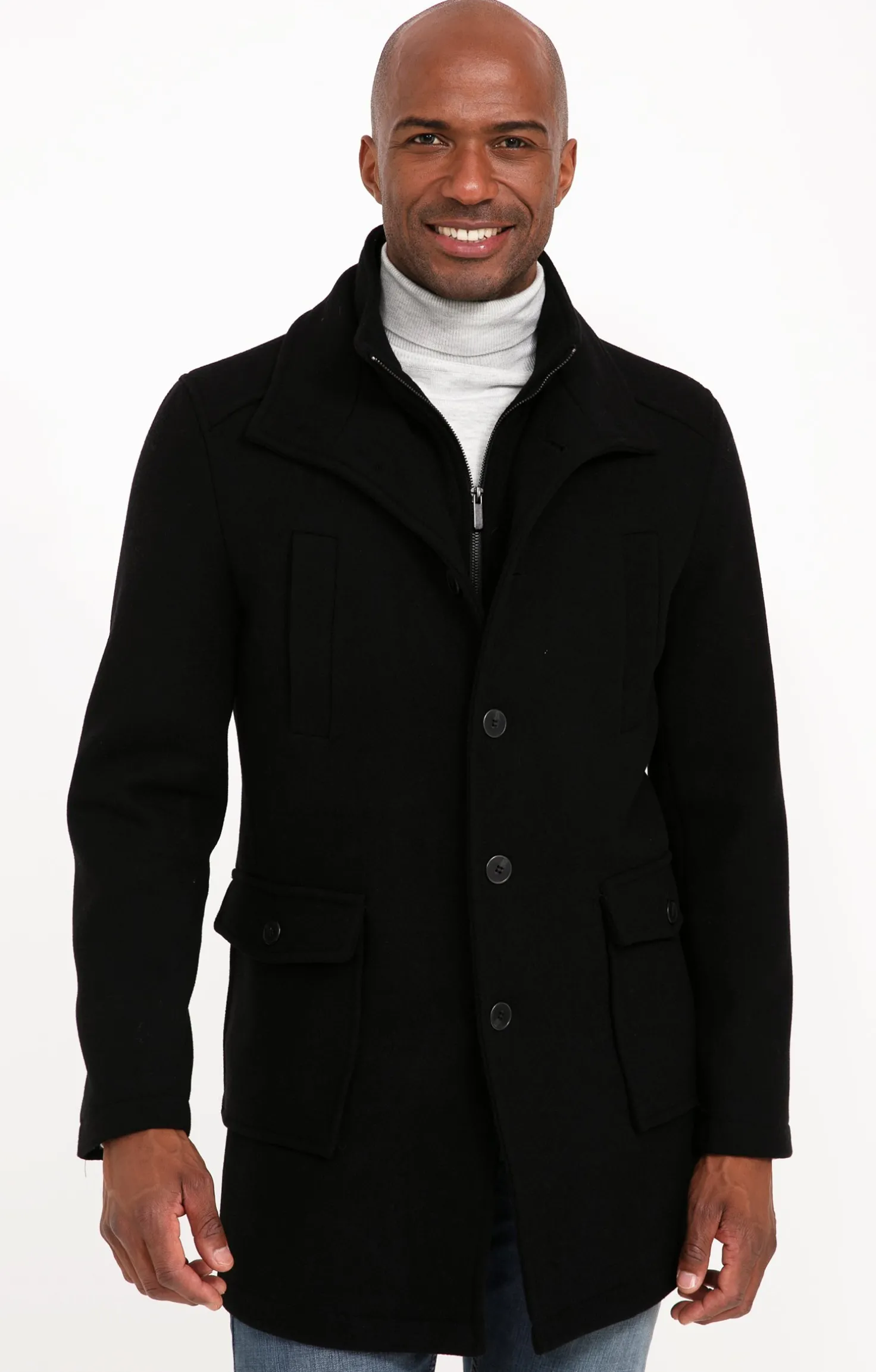 Manteau mi-long BLACK M -