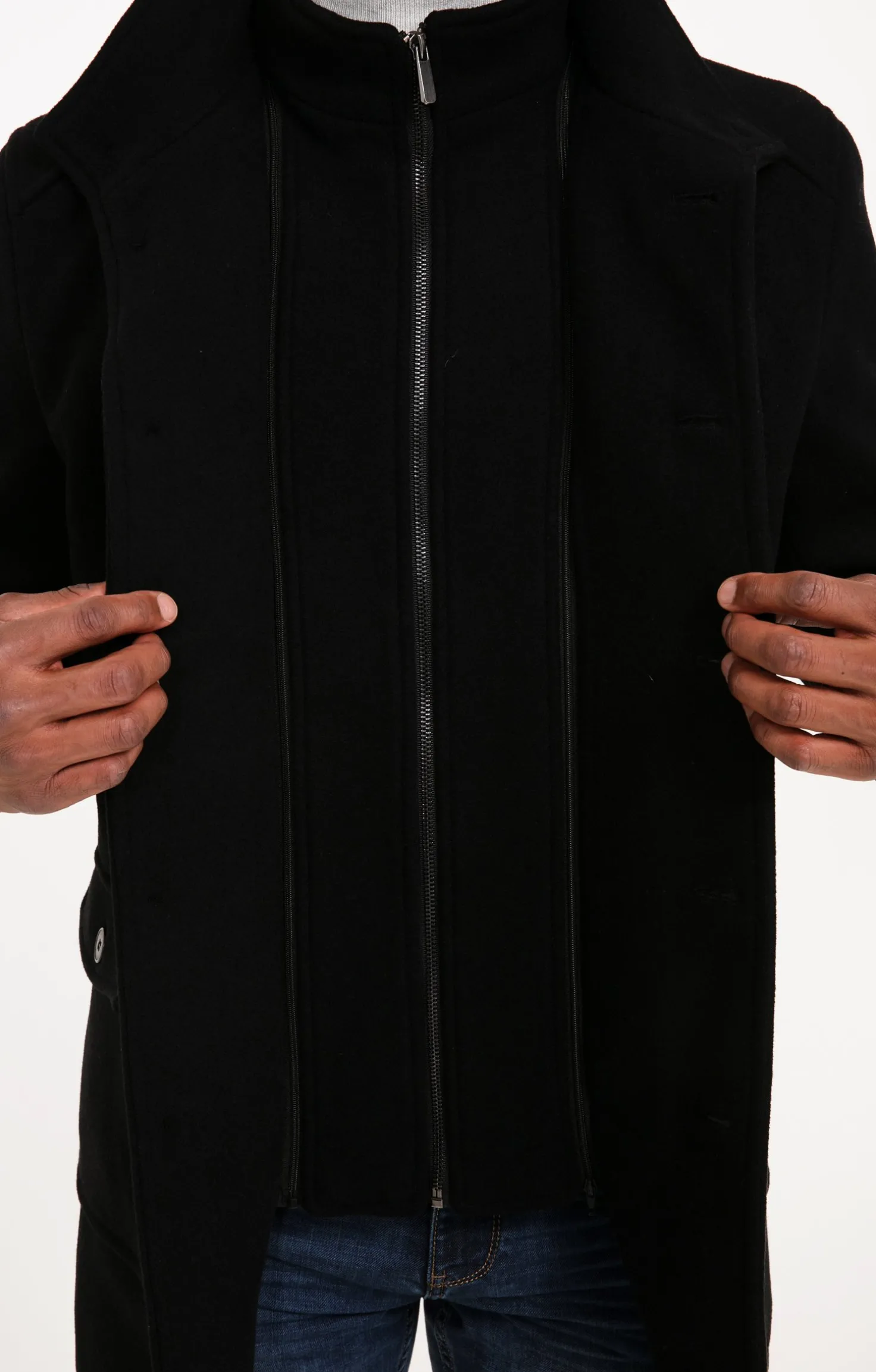 Manteau mi-long BLACK M -