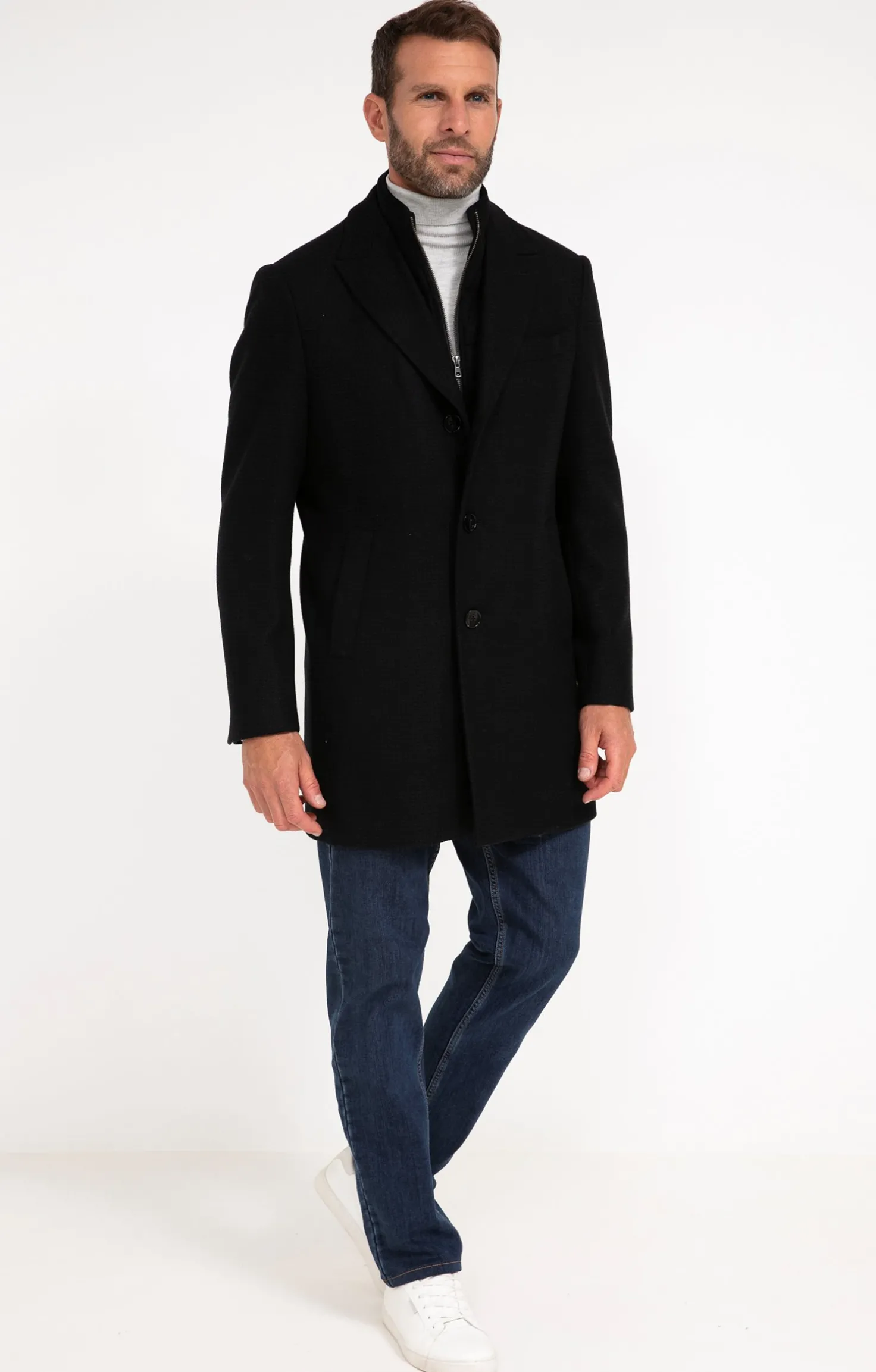 Manteau mi-long BLUGAUFRE -