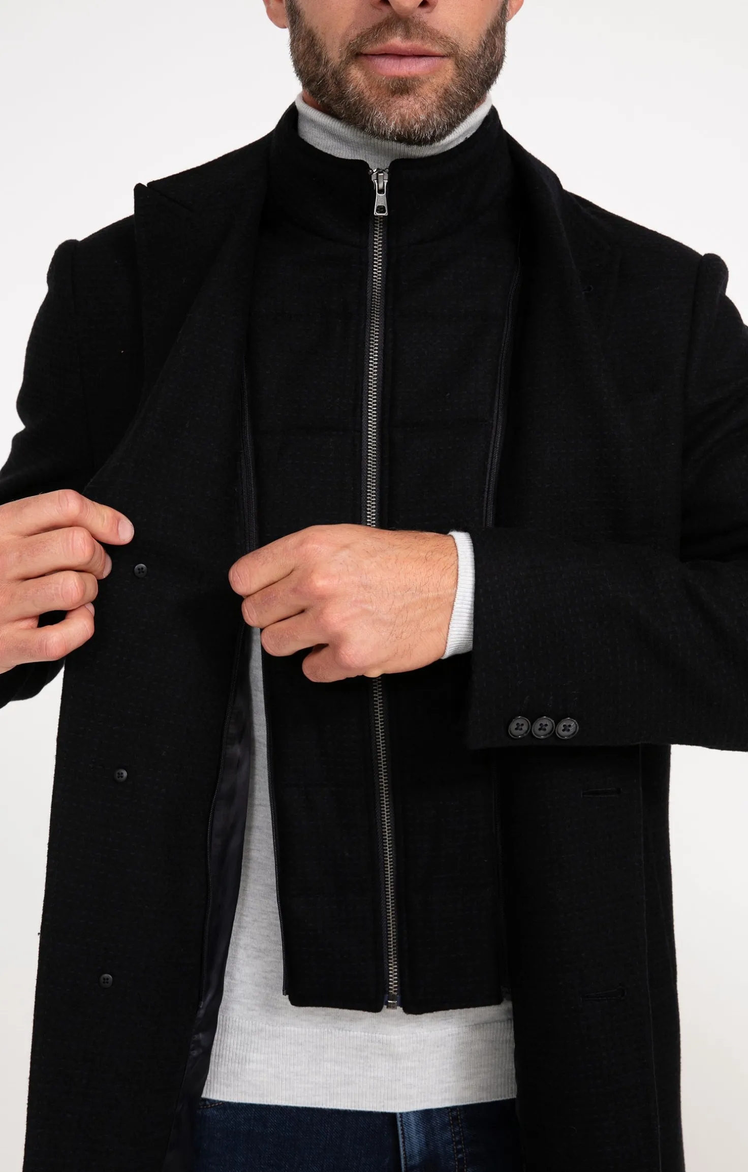 Manteau mi-long BLUGAUFRE -