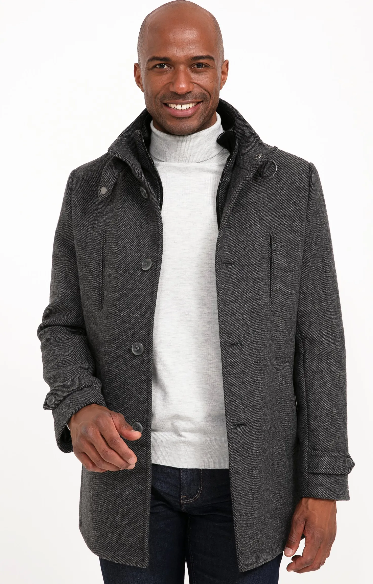 Manteau mi-long SAELO -